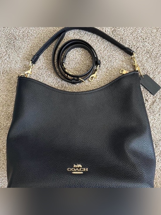Coach Handbags - ♥️Coach Large Laurel Shoulder Bag in Black (Discontinued Size)